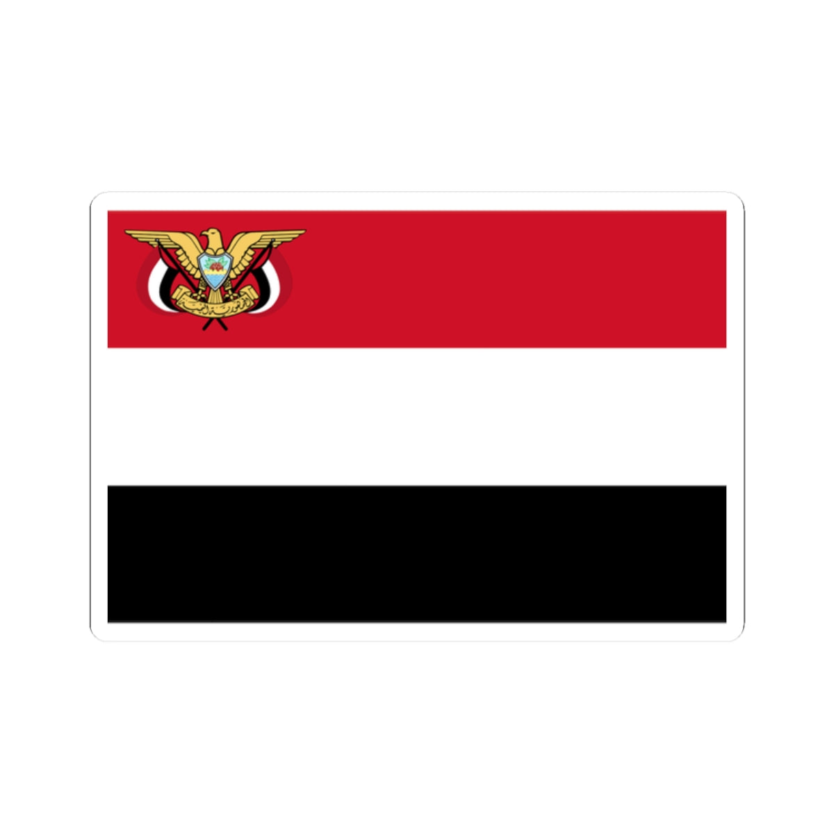 Presidential Standard of Yemen (Yemen) STICKER Vinyl Kiss-Cut Decal