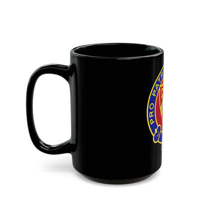 245th Artillery Regiment (U.S. Army) Black Coffee Mug-The Sticker Space