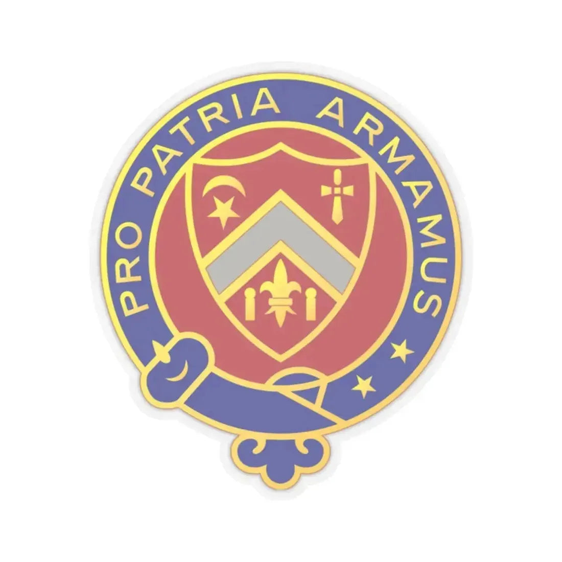245th Artillery Regiment (U.S. Army) STICKER Vinyl Kiss-Cut Decal 2 Inch Transparent - The Sticker Space