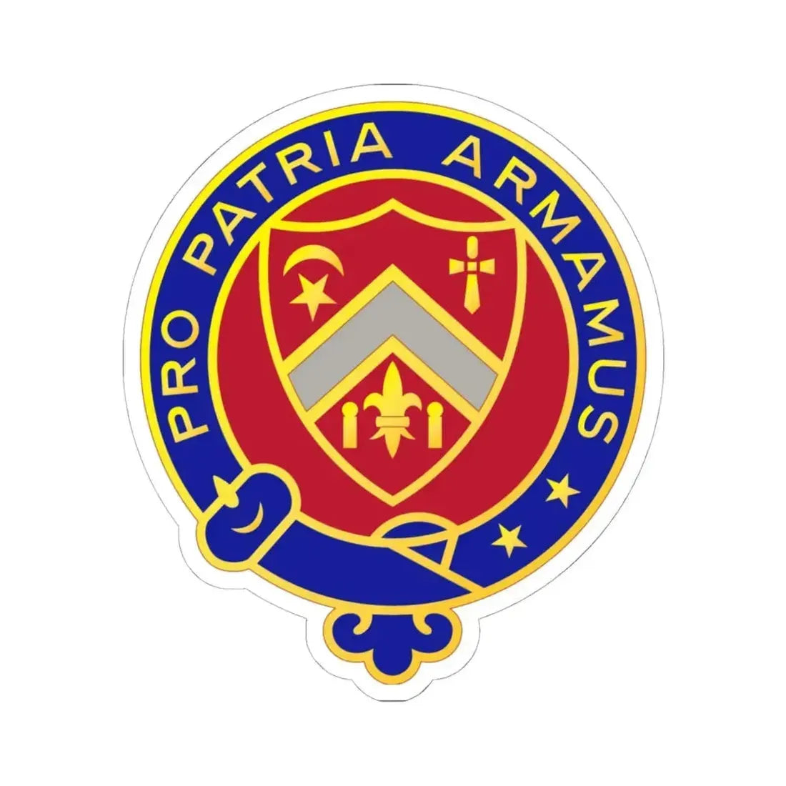 245th Artillery Regiment (U.S. Army) STICKER Vinyl Kiss-Cut Decal 6 Inch White - The Sticker Space