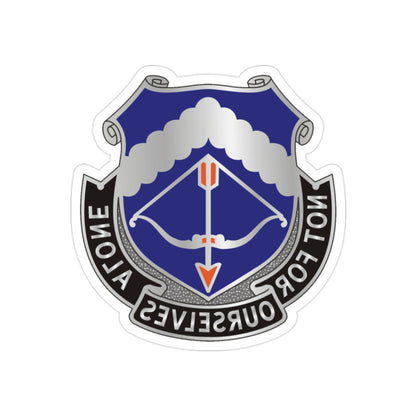 245th Aviation Regiment (U.S. Army) REVERSE PRINT Transparent STICKER-2" × 2"-The Sticker Space