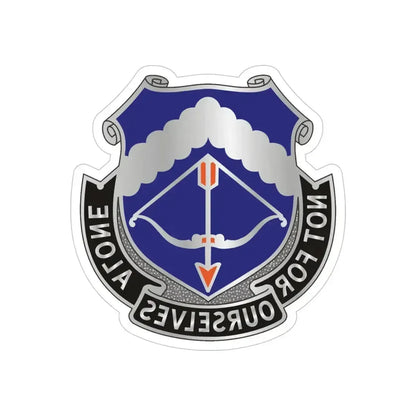 245th Aviation Regiment (U.S. Army) REVERSE PRINT Transparent Die-Cut STICKER 4 Inch Die-Cut Transparent - The Sticker Space