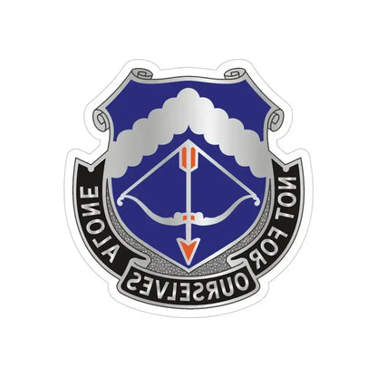 245th Aviation Regiment (U.S. Army) REVERSE PRINT Transparent Die-Cut STICKER 5 Inch Die-Cut Transparent - The Sticker Space