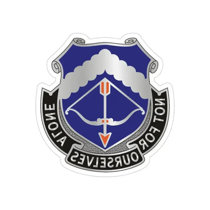245th Aviation Regiment (U.S. Army) REVERSE PRINT Transparent Die-Cut STICKER 6 Inch Die-Cut Transparent - The Sticker Space
