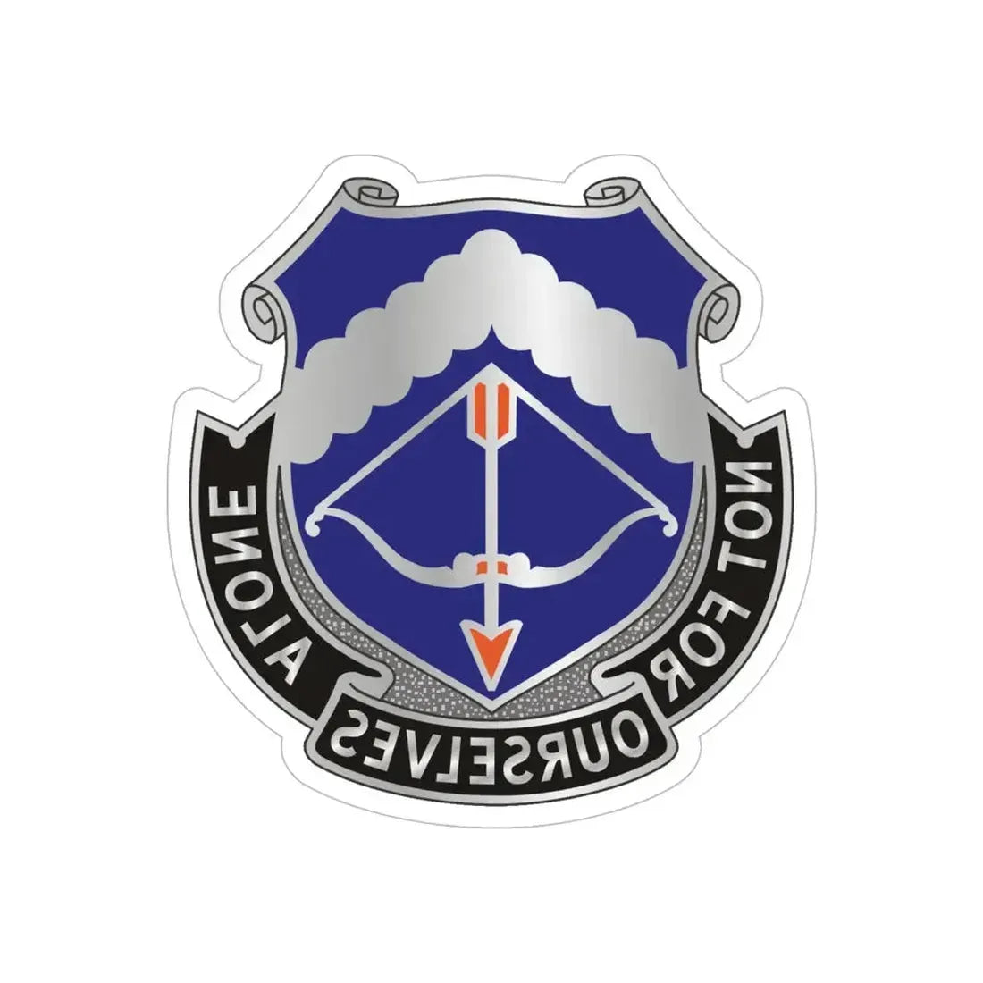 245th Aviation Regiment (U.S. Army) REVERSE PRINT Transparent Die-Cut STICKER - The Sticker Space