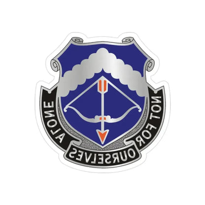 245th Aviation Regiment (U.S. Army) REVERSE PRINT Transparent Die-Cut STICKER - The Sticker Space