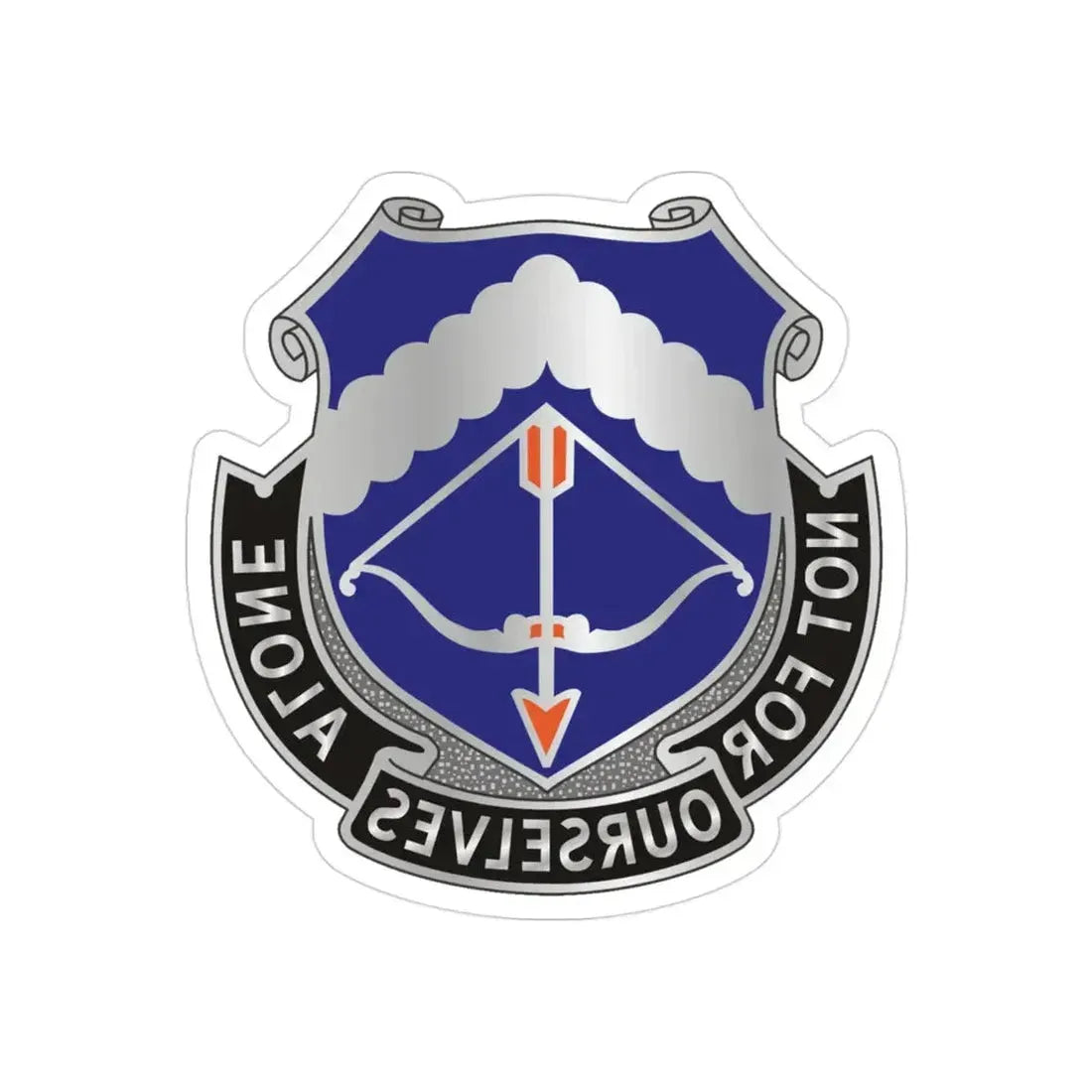 245th Aviation Regiment (U.S. Army) REVERSE PRINT Transparent Die-Cut STICKER - The Sticker Space