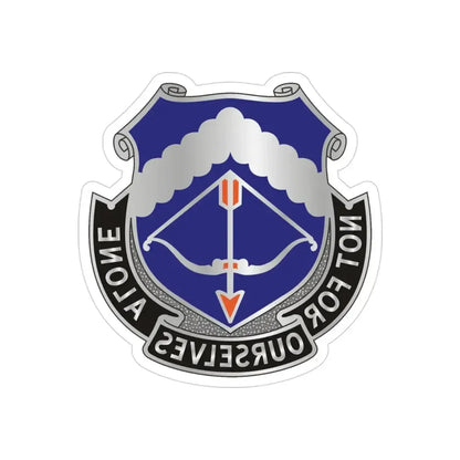 245th Aviation Regiment (U.S. Army) REVERSE PRINT Transparent Die-Cut STICKER - The Sticker Space