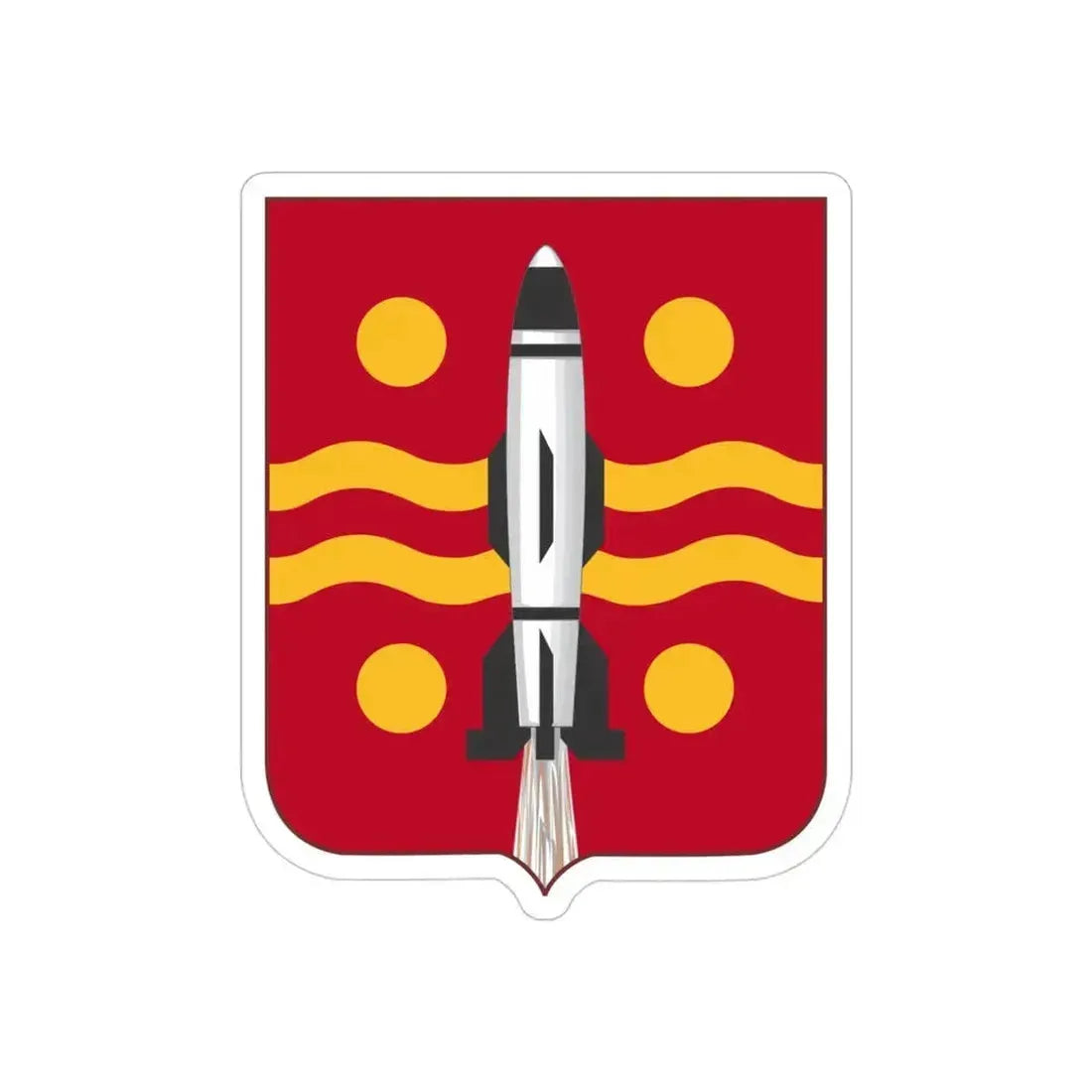 246 Field Artillery Battalion 2 (U.S. Army) REVERSE PRINT Transparent Die-Cut STICKER 4 Inch Die-Cut Transparent - The Sticker Space