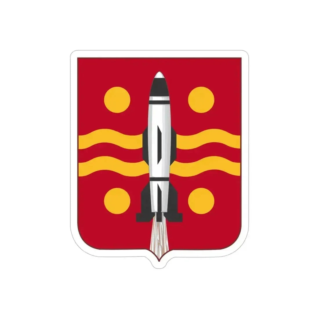 246 Field Artillery Battalion 2 (U.S. Army) REVERSE PRINT Transparent Die-Cut STICKER 5 Inch Die-Cut Transparent - The Sticker Space