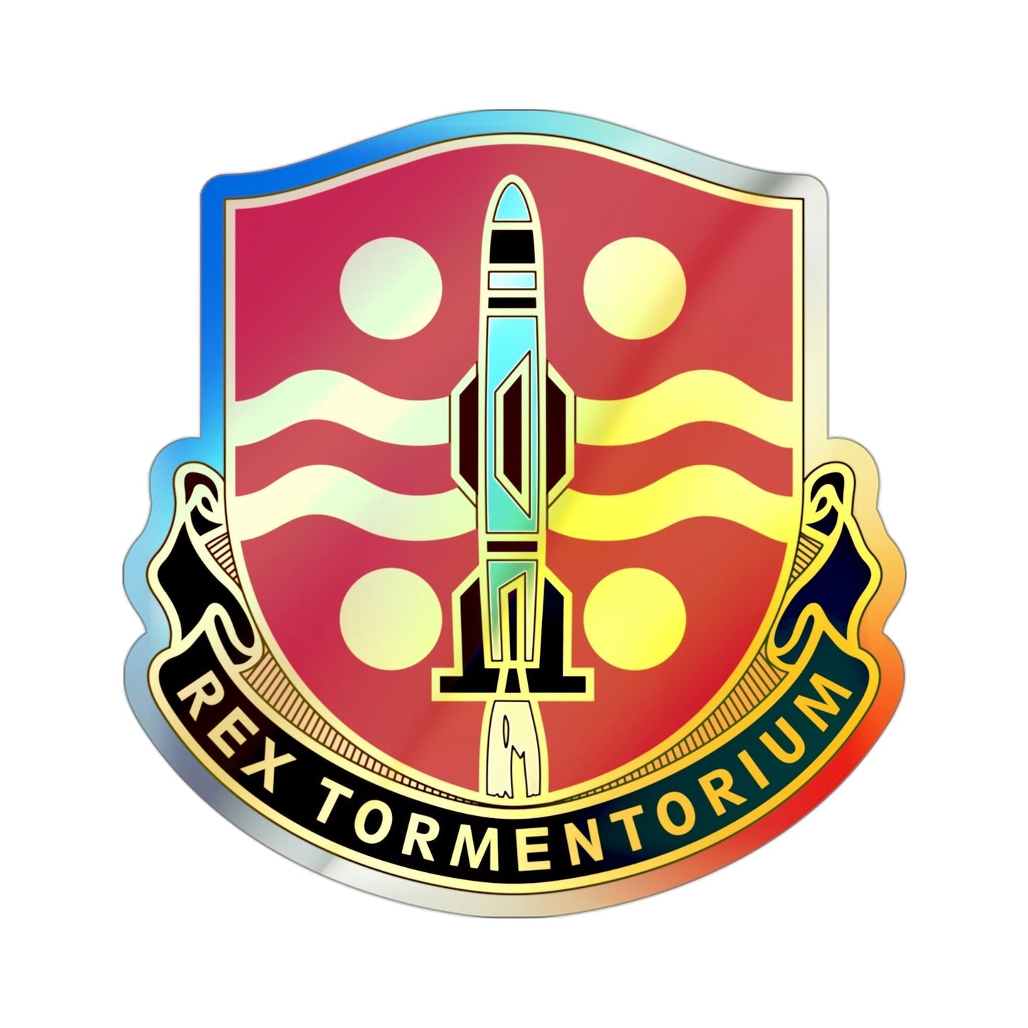 246 Field Artillery Battalion (U.S. Army) Holographic STICKER Die-Cut Vinyl Decal-3 Inch-The Sticker Space