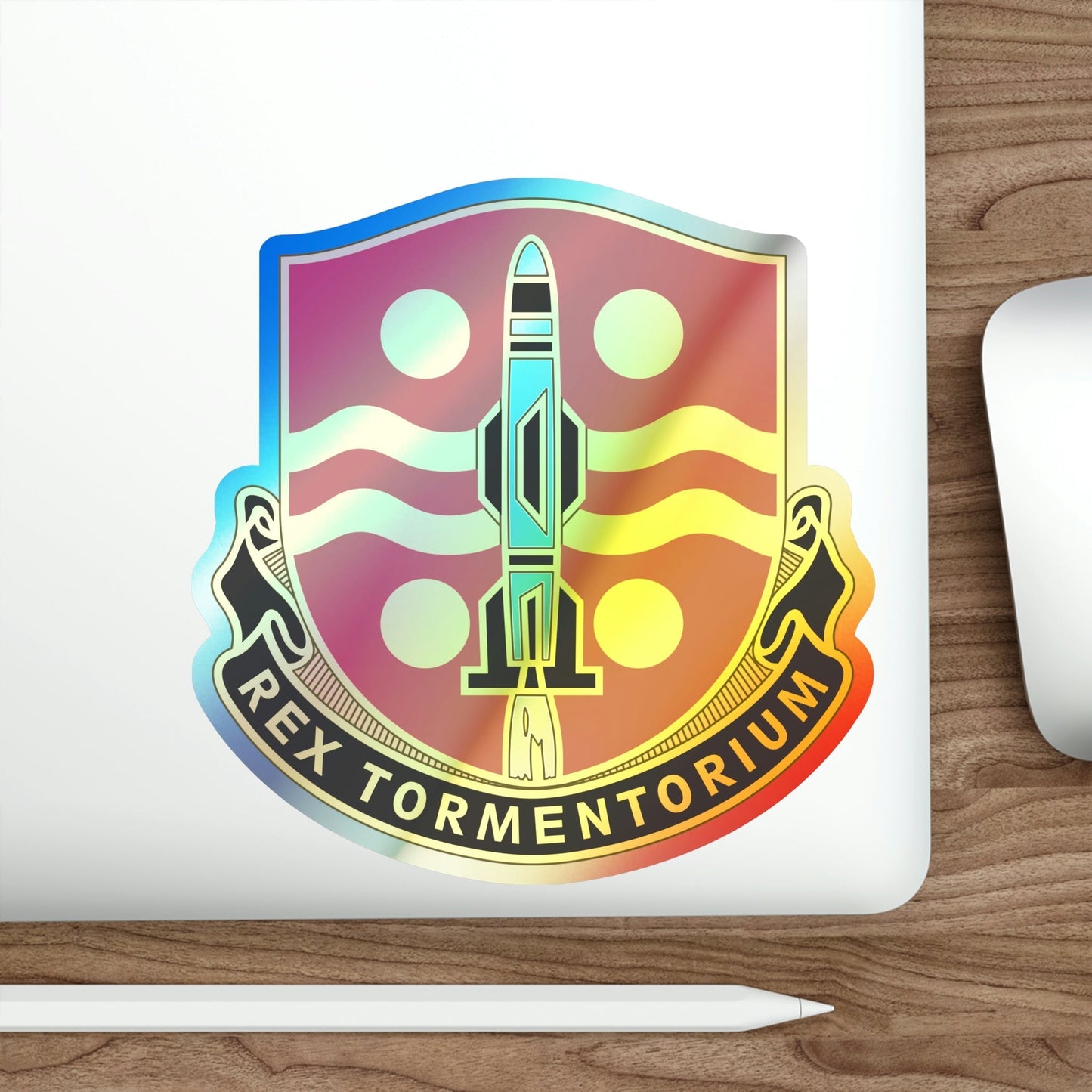 246 Field Artillery Battalion (U.S. Army) Holographic STICKER Die-Cut Vinyl Decal-The Sticker Space