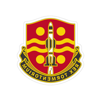 246 Field Artillery Battalion (U.S. Army) REVERSE PRINT Transparent STICKER-6" × 6"-The Sticker Space