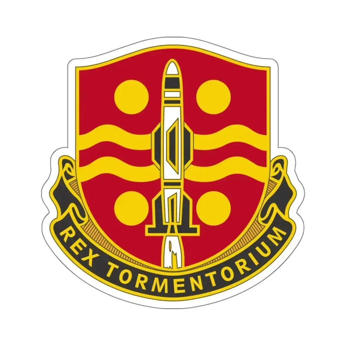 246 Field Artillery Battalion (U.S. Army) STICKER Vinyl Kiss-Cut Decal 6 Inch White - The Sticker Space