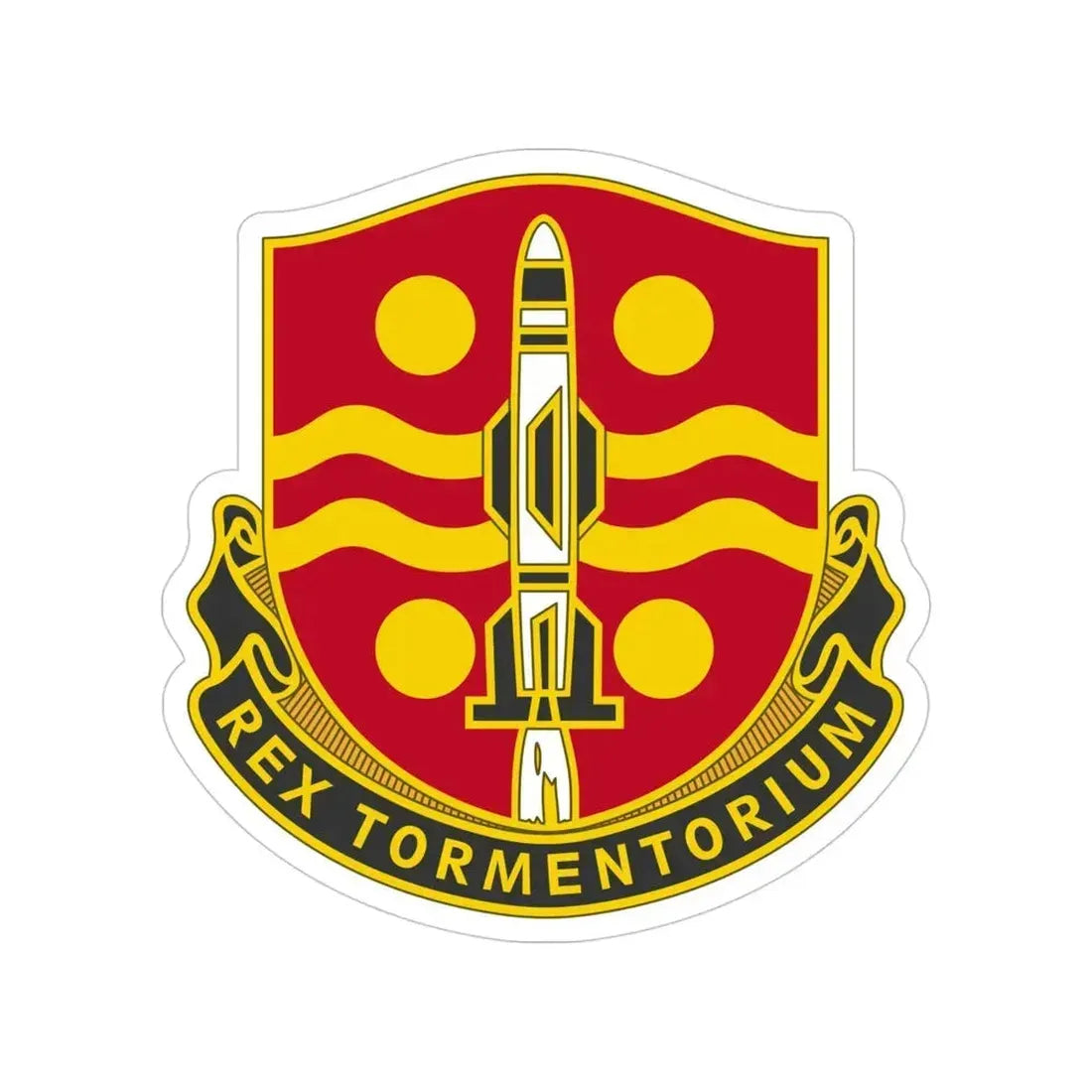 246 Field Artillery Battalion (U.S. Army) Transparent STICKER Die-Cut Vinyl Decal 4 Inch - The Sticker Space