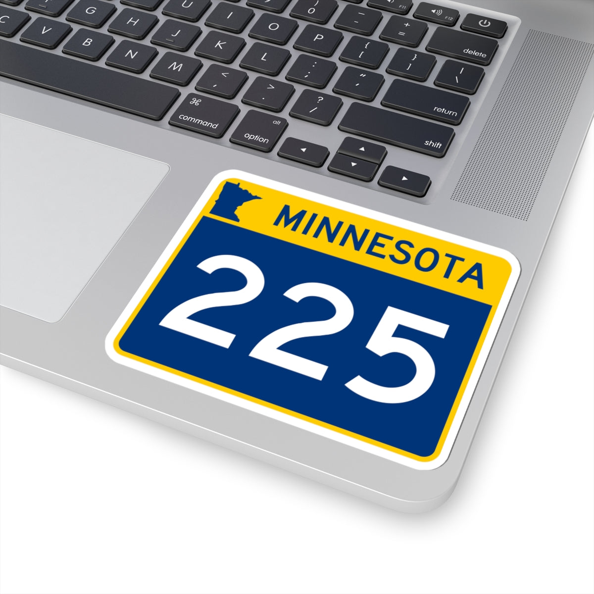 MN-225 wide (Minnesota) (Road Sign) STICKER Vinyl Kiss-Cut Decal