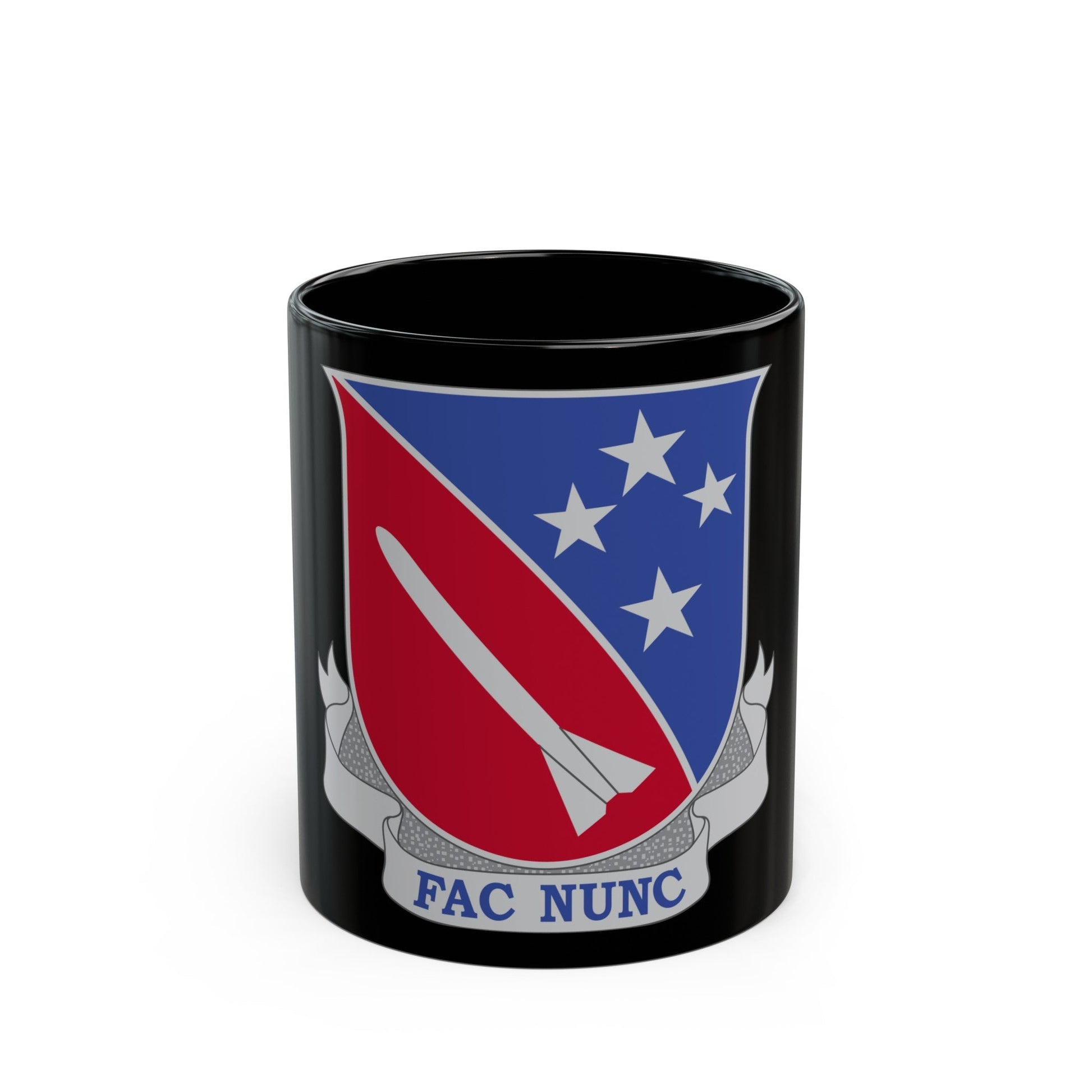 247 Field Artillery Missile Battalion (U.S. Army) Black Coffee Mug-11oz-The Sticker Space