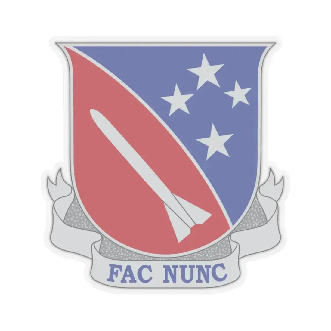 247 Field Artillery Missile Battalion (U.S. Army) STICKER Vinyl Kiss-Cut Decal 4 Inch Transparent - The Sticker Space