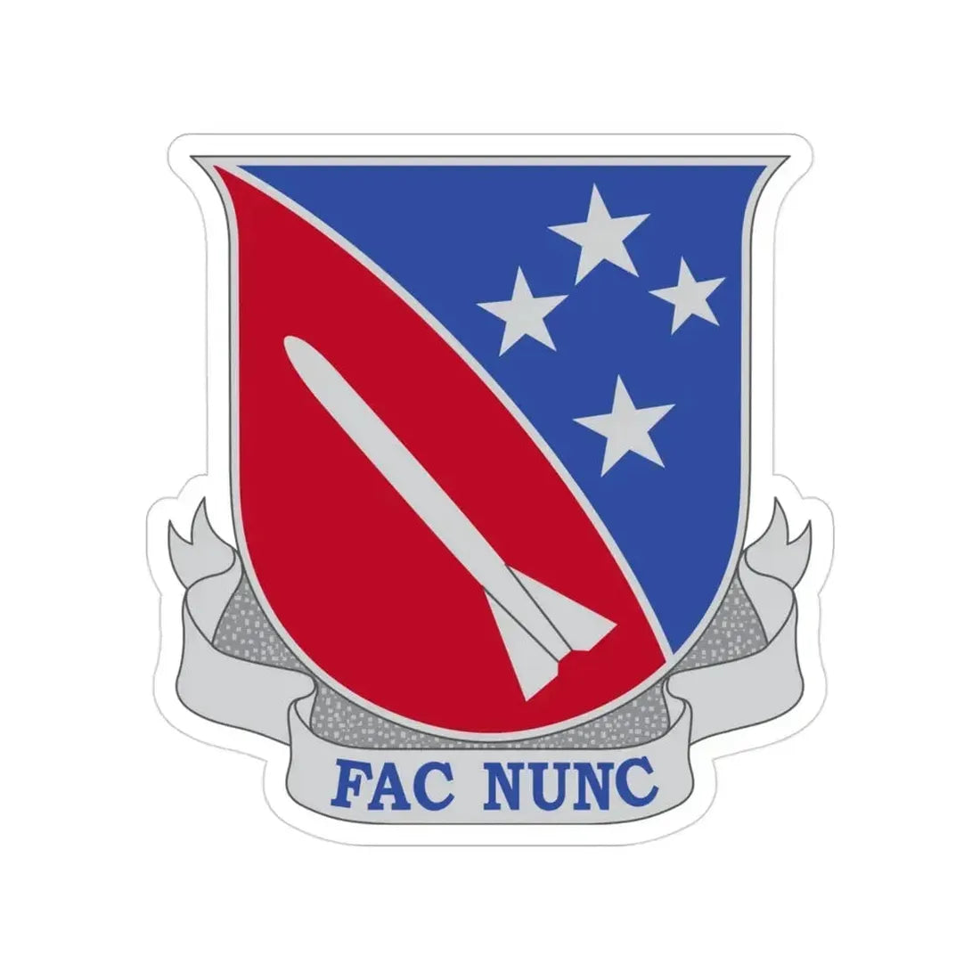 247 Field Artillery Missile Battalion (U.S. Army) Transparent STICKER Die-Cut Vinyl Decal 3 Inch - The Sticker Space