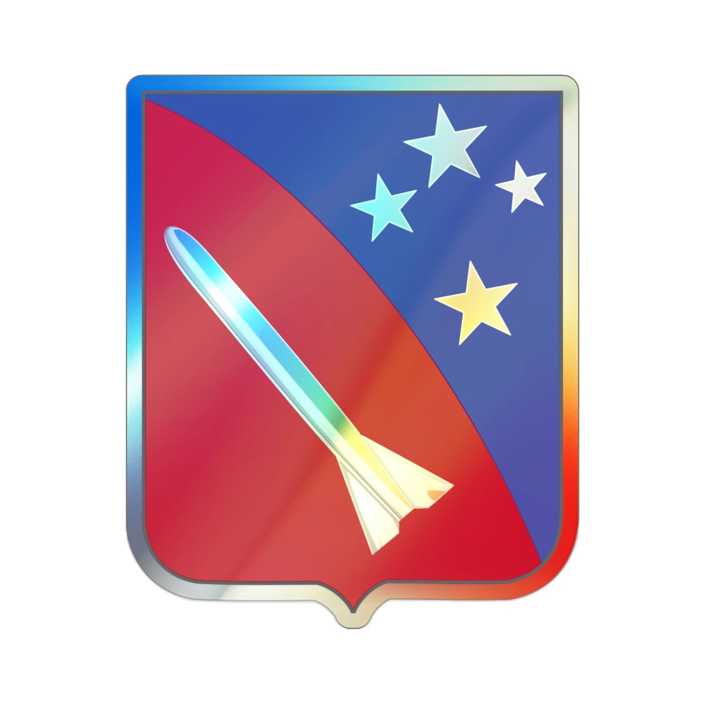 247 Field Artillery Missile Battalion v2 (U.S. Army) Holographic STICKER Die-Cut Vinyl Decal-2 Inch-The Sticker Space