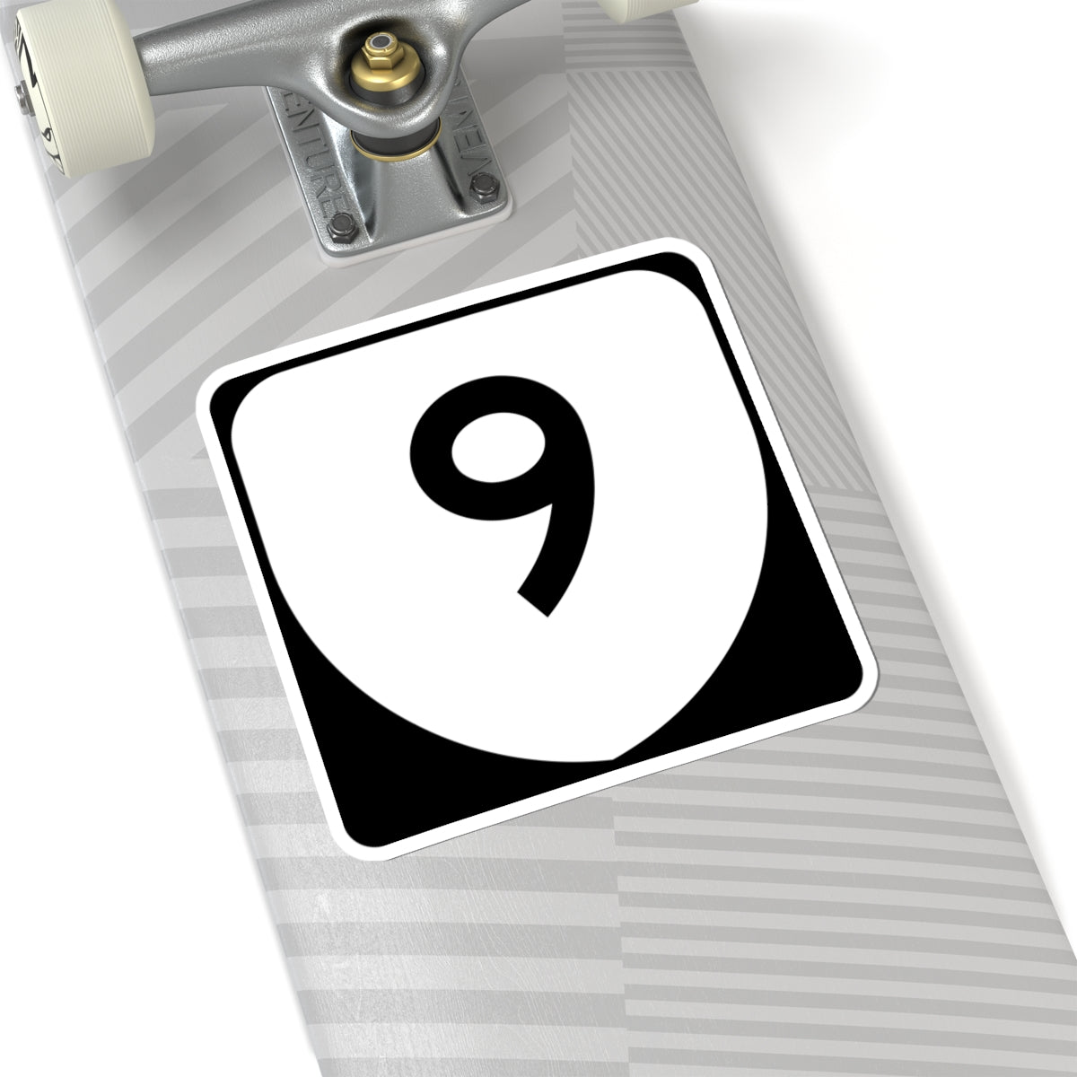 Virginia 9 (Virginia) (Road Sign) STICKER Vinyl Kiss-Cut Decal