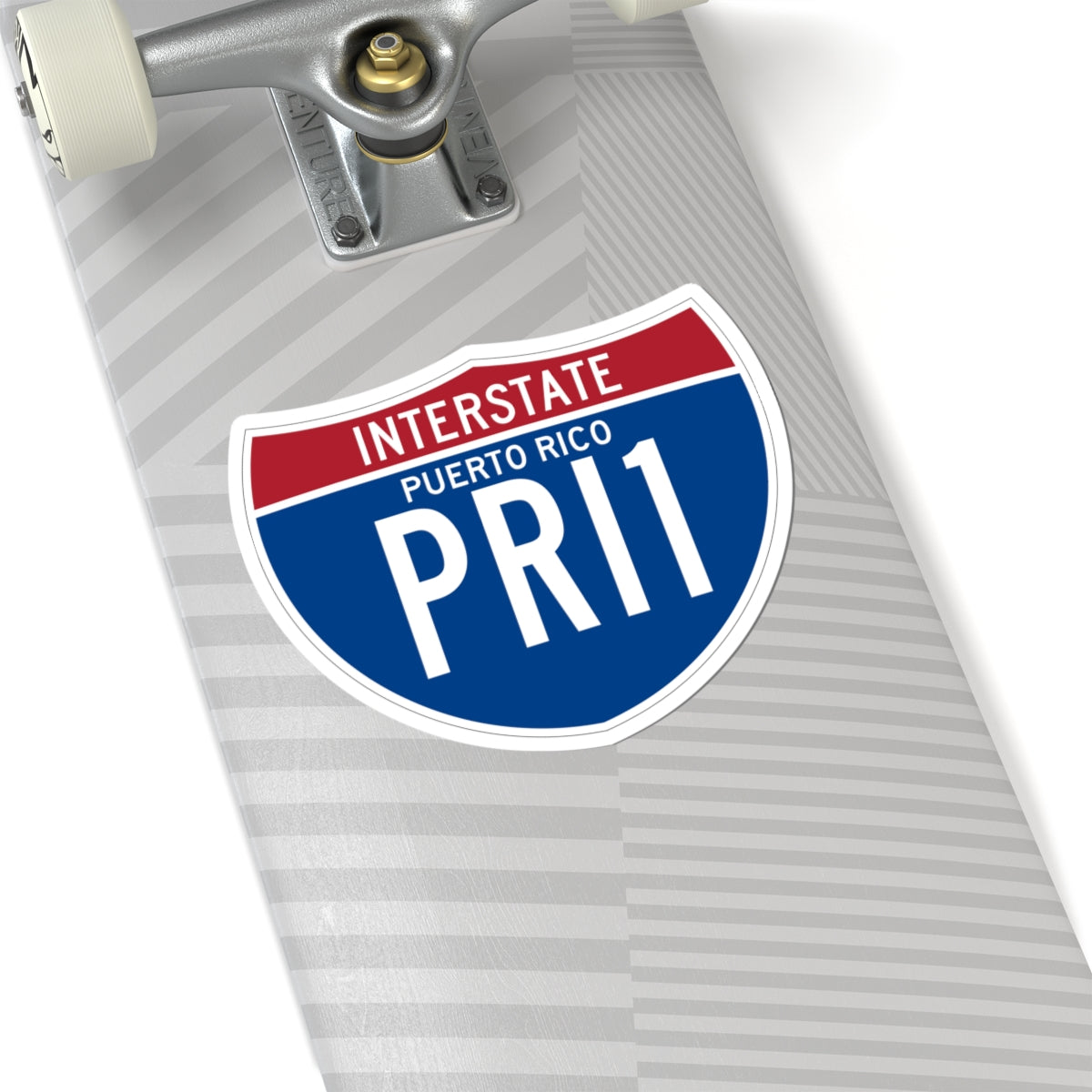 I-PRI1 PR (Puerto Rico) (Road Sign) STICKER Vinyl Kiss-Cut Decal