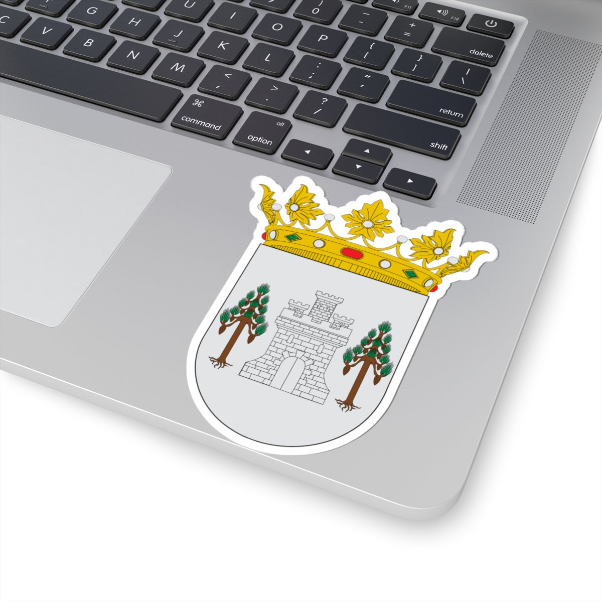 Escudo de Arguedas (Spain) (Coat of Arms) STICKER Vinyl Kiss-Cut Decal