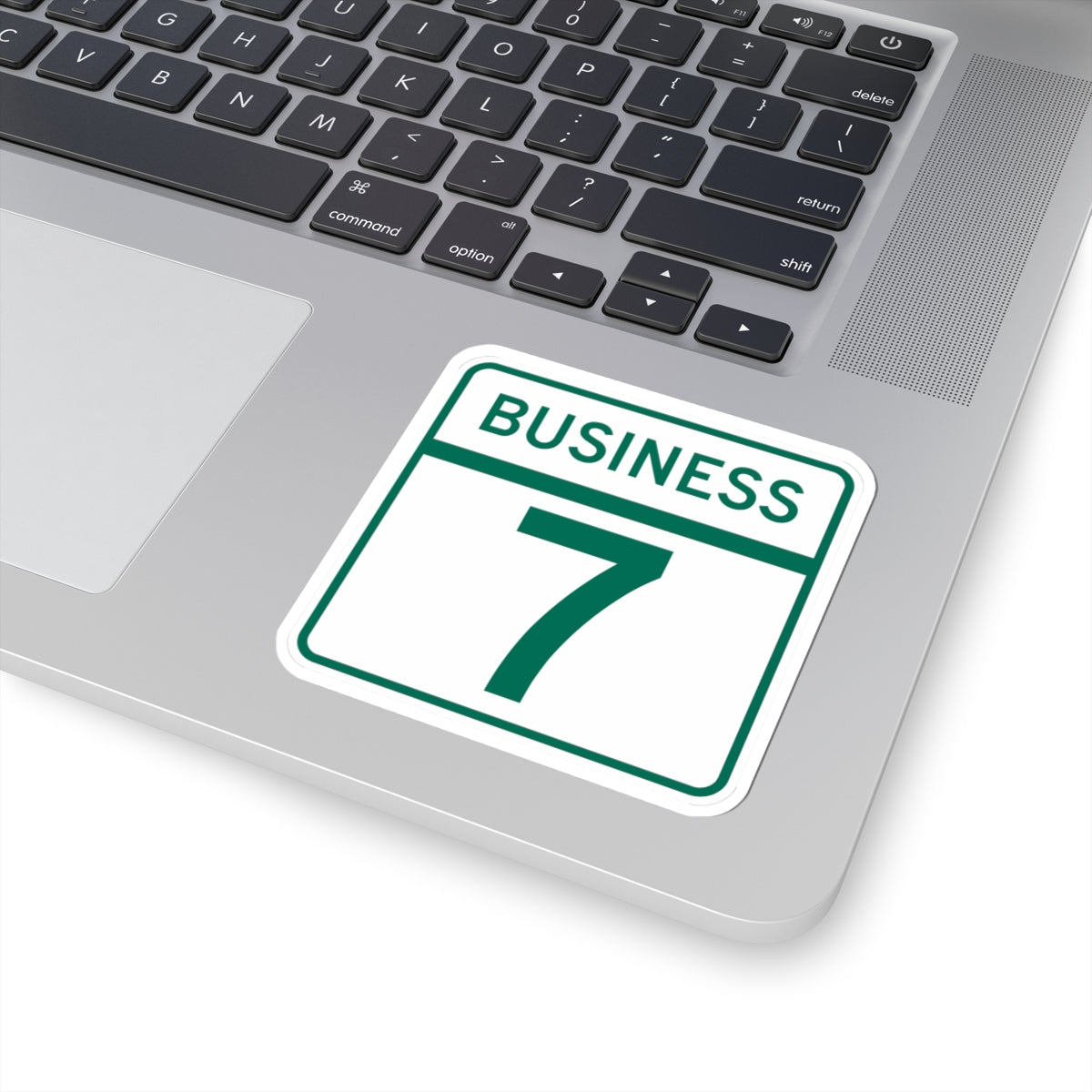 MD Route 7 Business (Maryland) (Road Sign) STICKER Vinyl Kiss-Cut Decal