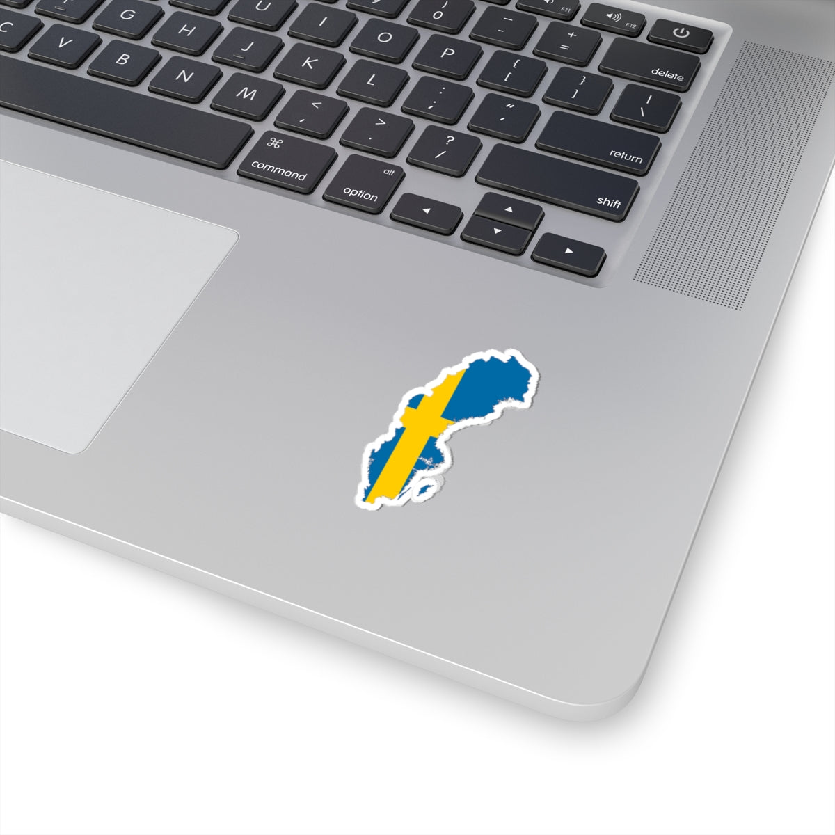 Flag-Map of Sweden (Sweden) STICKER Vinyl Kiss-Cut Decal