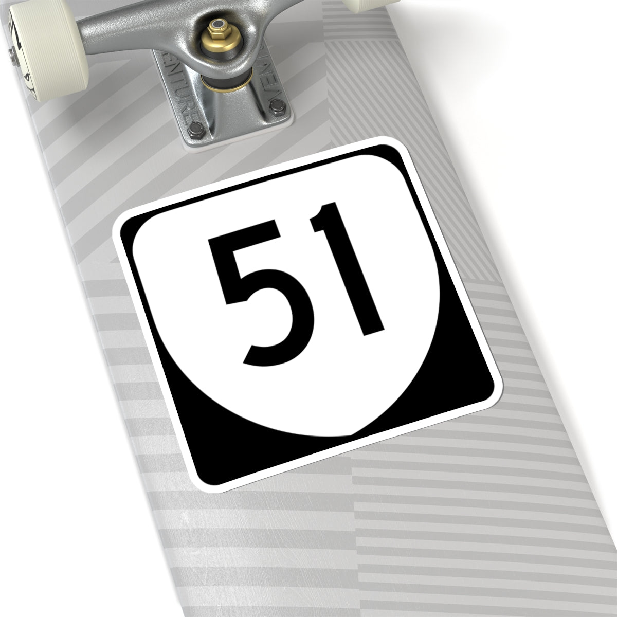 Virginia 51 (Virginia) (Road Sign) STICKER Vinyl Kiss-Cut Decal
