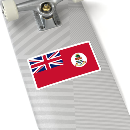 Civil Ensign of the Cayman Islands pre-1999 (United Kingdom) STICKER Vinyl Kiss-Cut Decal