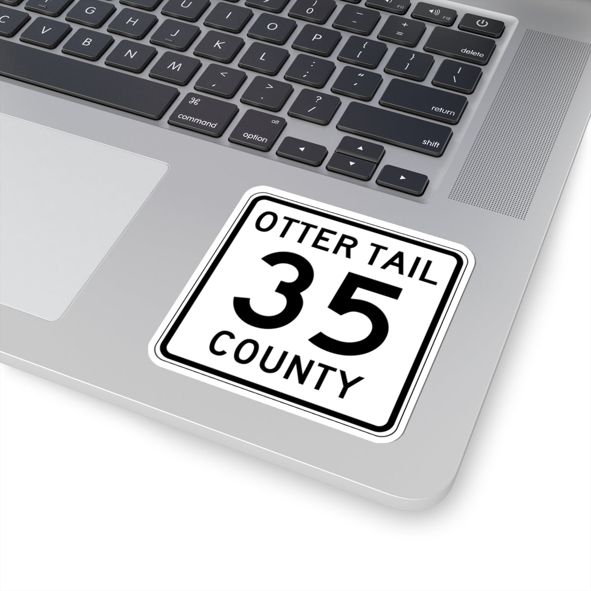 Otter Tail County Route 35 MN (Minnesota) (Road Sign) STICKER Vinyl Kiss-Cut Decal