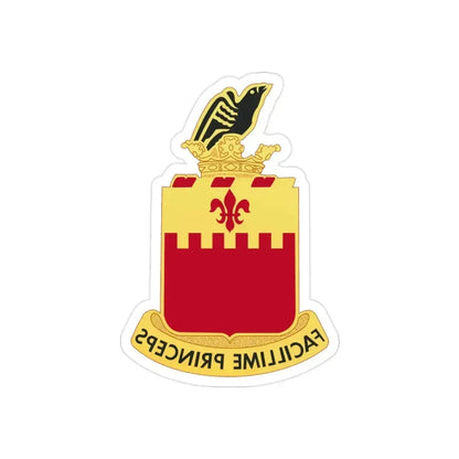 248th Artillery Regiment (U.S. Army) REVERSE PRINT Transparent Die-Cut STICKER - The Sticker Space