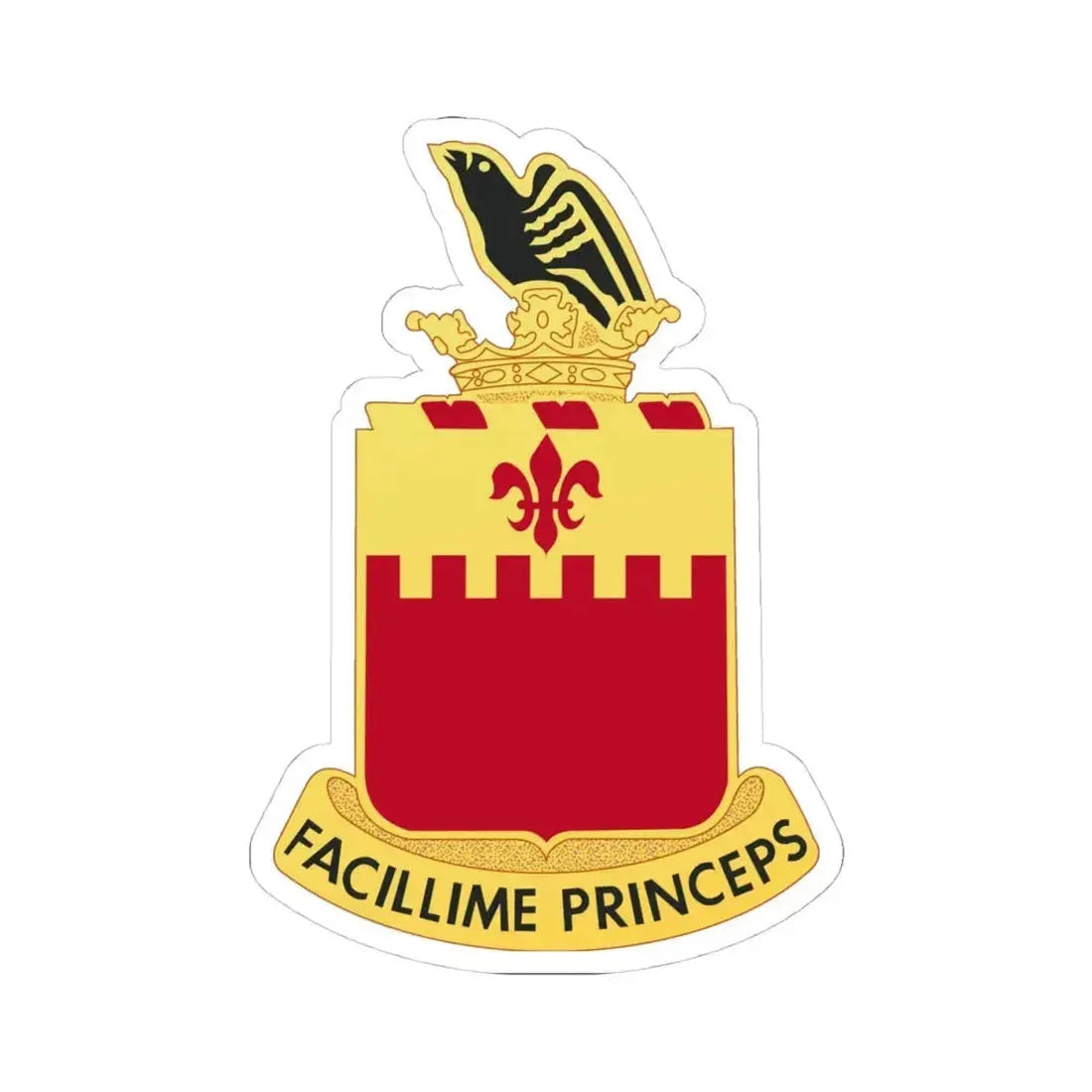 248th Artillery Regiment (U.S. Army) STICKER Vinyl Kiss-Cut Decal 4 Inch White - The Sticker Space