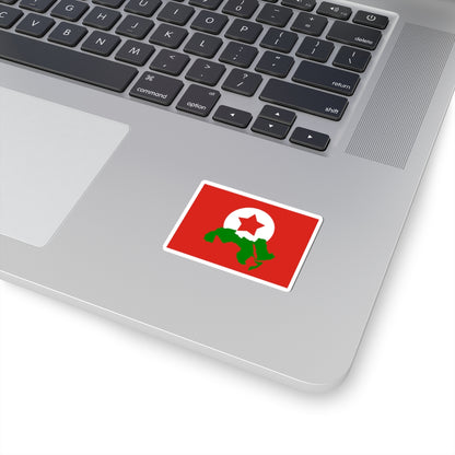 Flag of the Toilers League Lebanon (Lebanon) STICKER Vinyl Kiss-Cut Decal