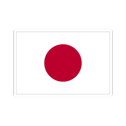Flag of Japan with border (Japan) STICKER Vinyl Kiss-Cut Decal