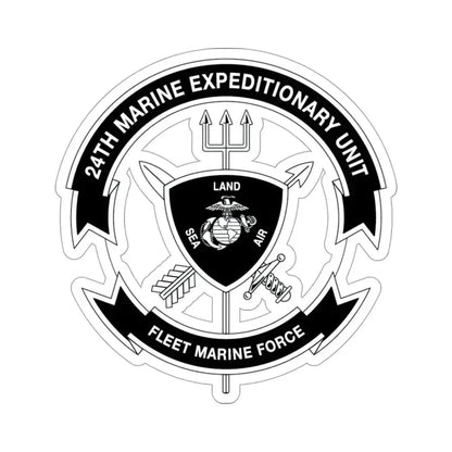 24th MEU BW (USMC) STICKER Vinyl Die-Cut Decal 3 Inch - The Sticker Space