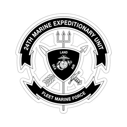 24th MEU BW (USMC) STICKER Vinyl Die-Cut Decal 5 Inch - The Sticker Space