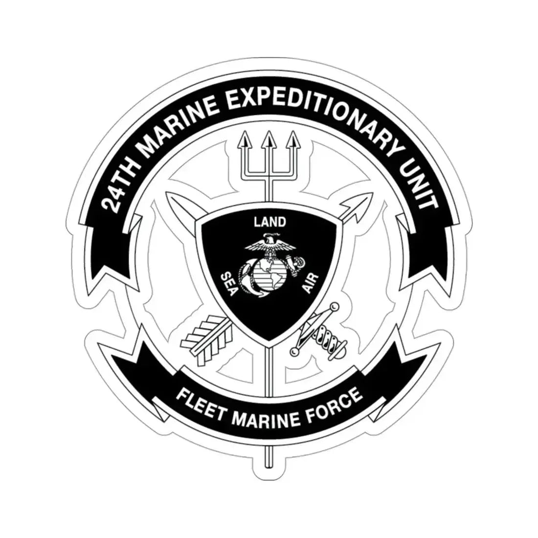 24th MEU BW (USMC) STICKER Vinyl Die-Cut Decal - The Sticker Space