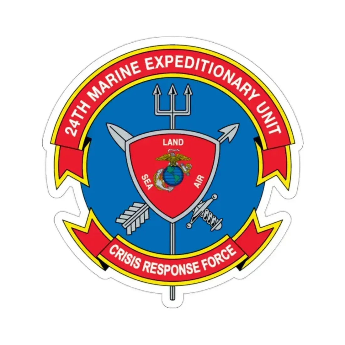 24th MEU Crisis Response Force (USMC) STICKER Vinyl Die-Cut Decal 2 Inch - The Sticker Space