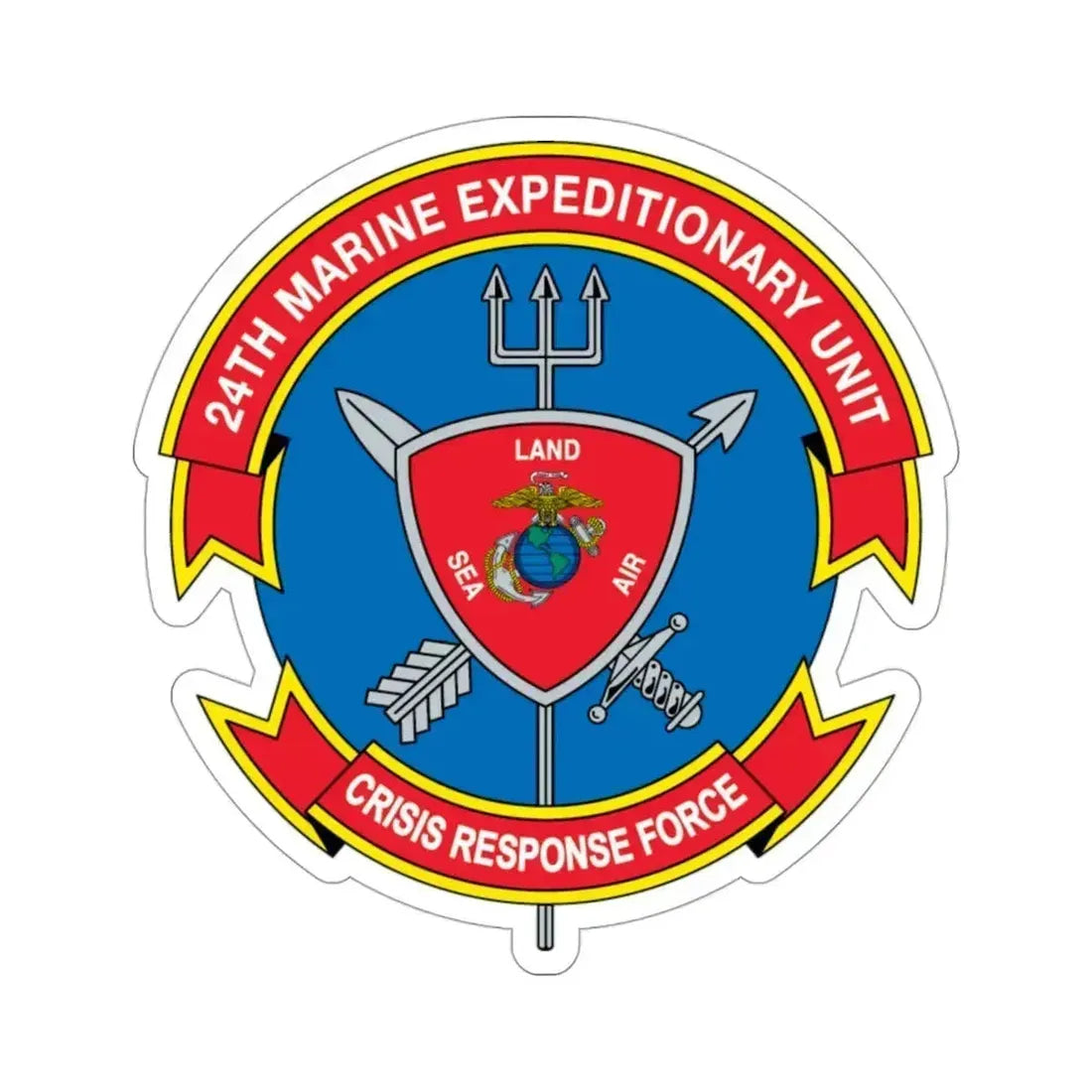 24th MEU Crisis Response Force (USMC) STICKER Vinyl Die-Cut Decal 3 Inch - The Sticker Space