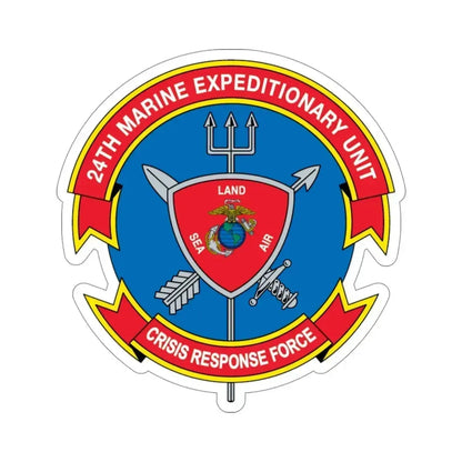 24th MEU Crisis Response Force (USMC) STICKER Vinyl Die-Cut Decal 4 Inch - The Sticker Space