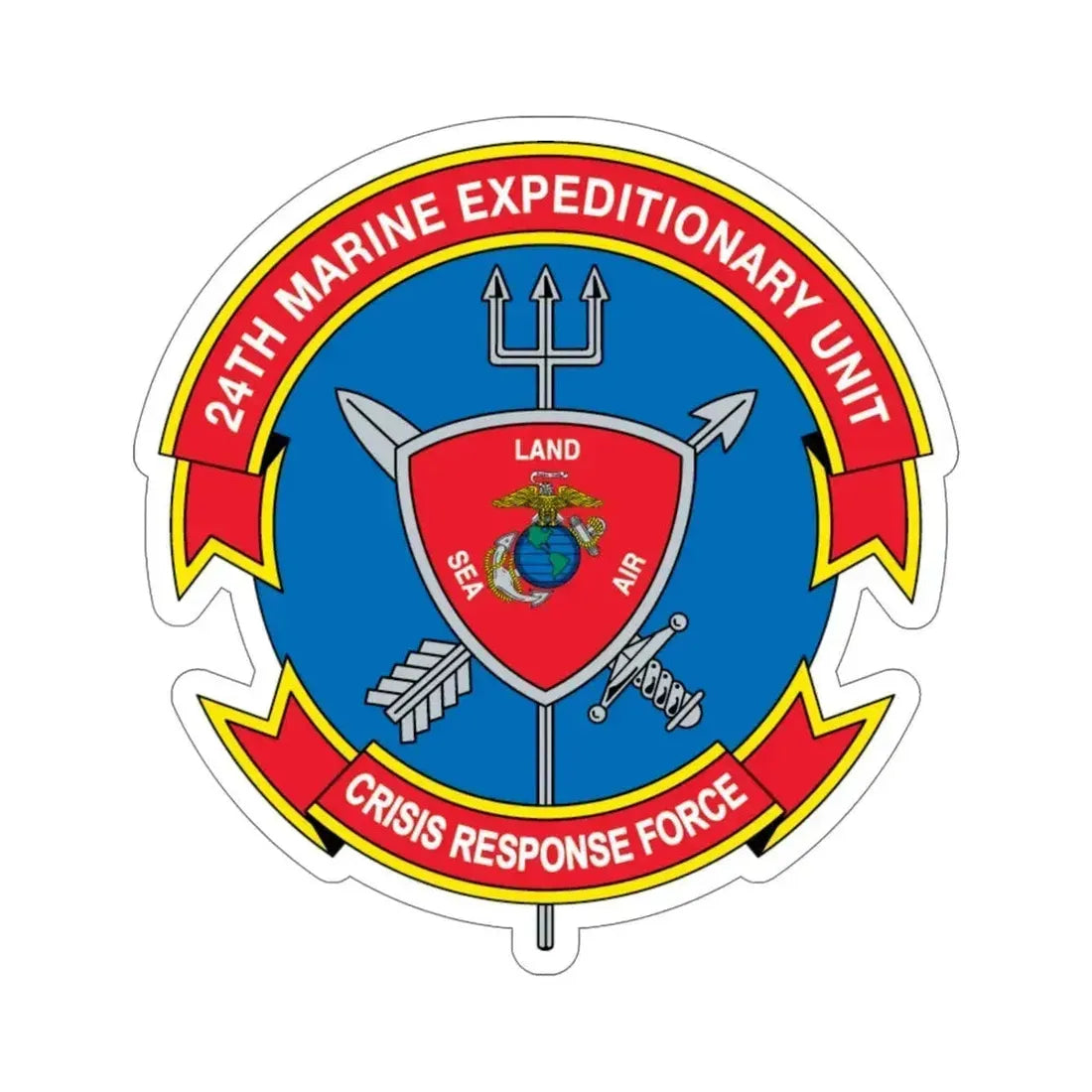 24th MEU Crisis Response Force (USMC) STICKER Vinyl Die-Cut Decal - The Sticker Space