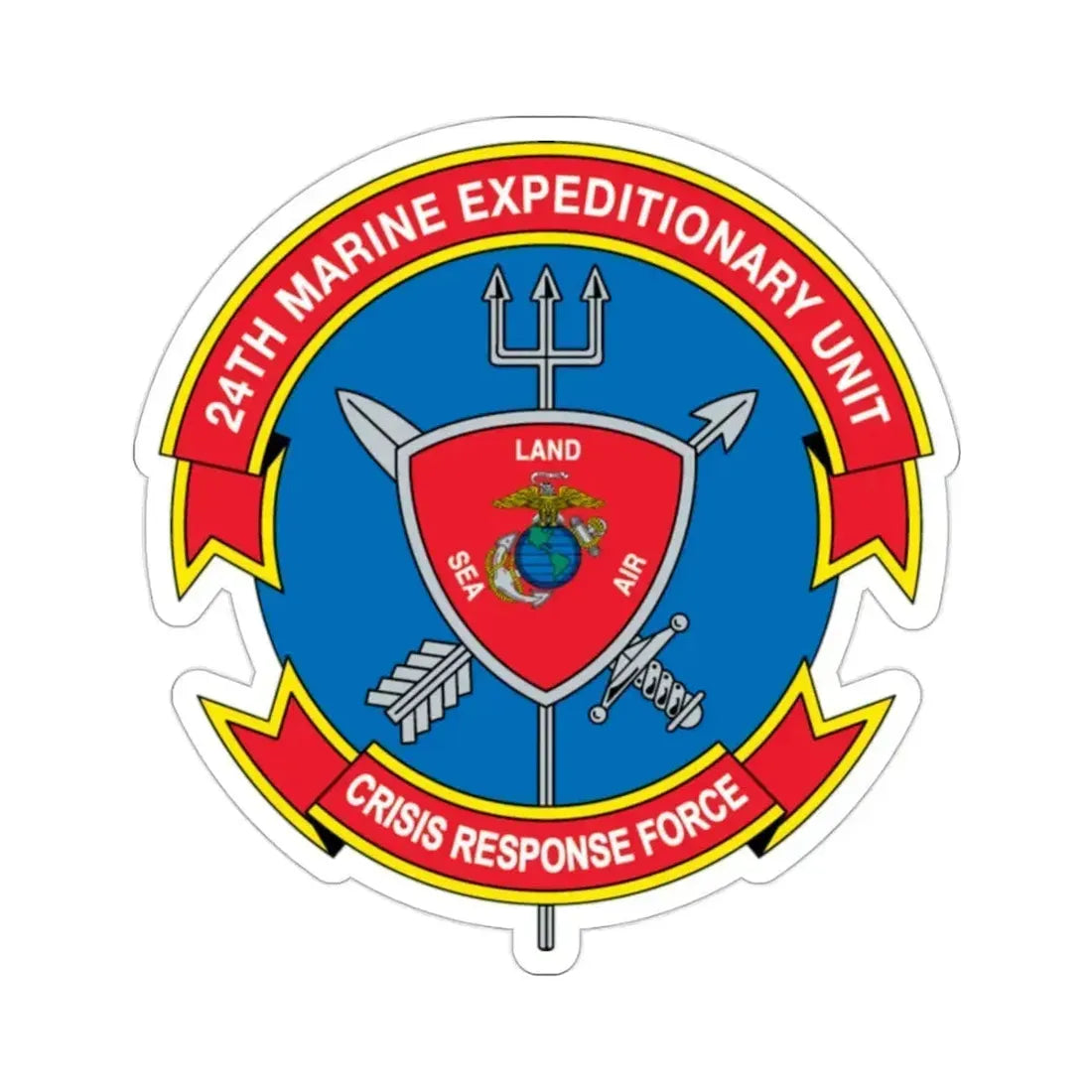 24th MEU Crisis Response Force (USMC) STICKER Vinyl Die-Cut Decal - The Sticker Space