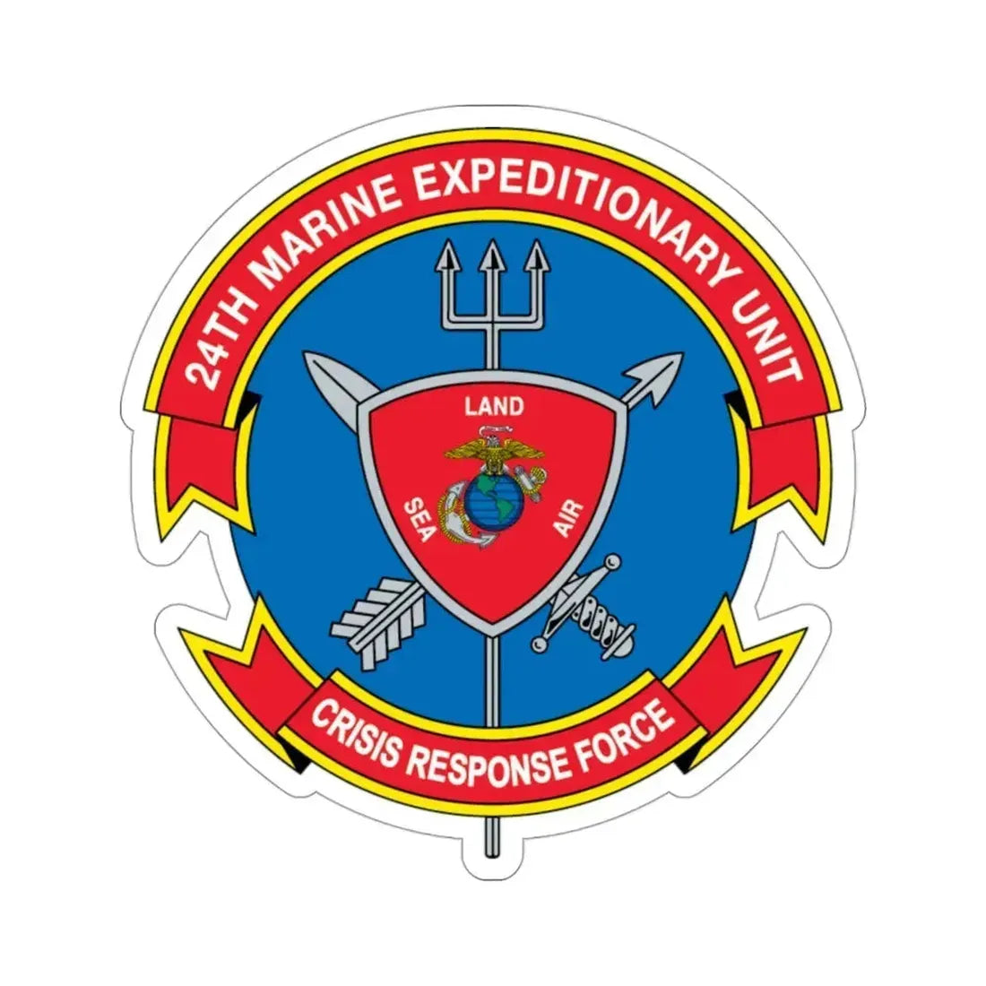 24th MEU Crisis Response Force (USMC) STICKER Vinyl Die-Cut Decal - The Sticker Space