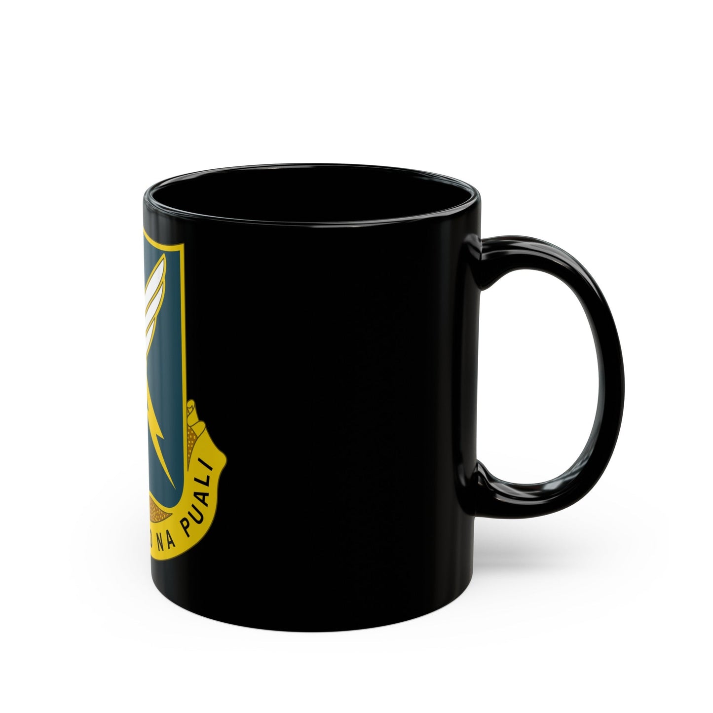 25 Aviation Regiment (U.S. Army) Black Coffee Mug-The Sticker Space