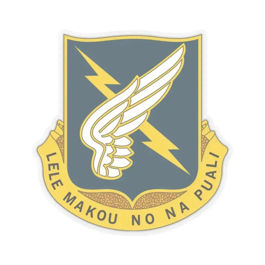 25 Aviation Regiment (U.S. Army) STICKER Vinyl Kiss-Cut Decal 2 Inch Transparent - The Sticker Space