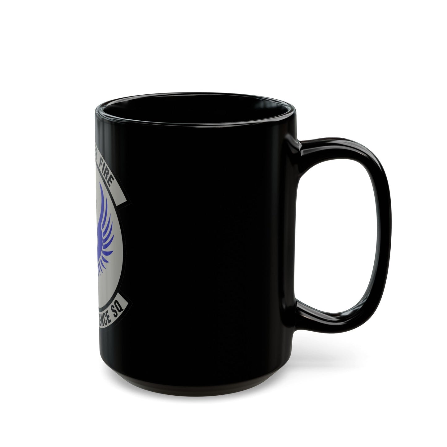 25 Intelligence Squadron AFISRA (U.S. Air Force) Black Coffee Mug-The Sticker Space