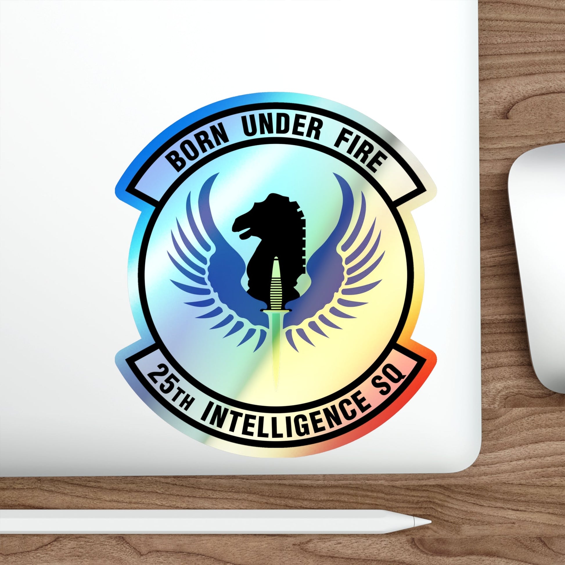 25 Intelligence Squadron AFISRA (U.S. Air Force) Holographic STICKER Die-Cut Vinyl Decal-The Sticker Space