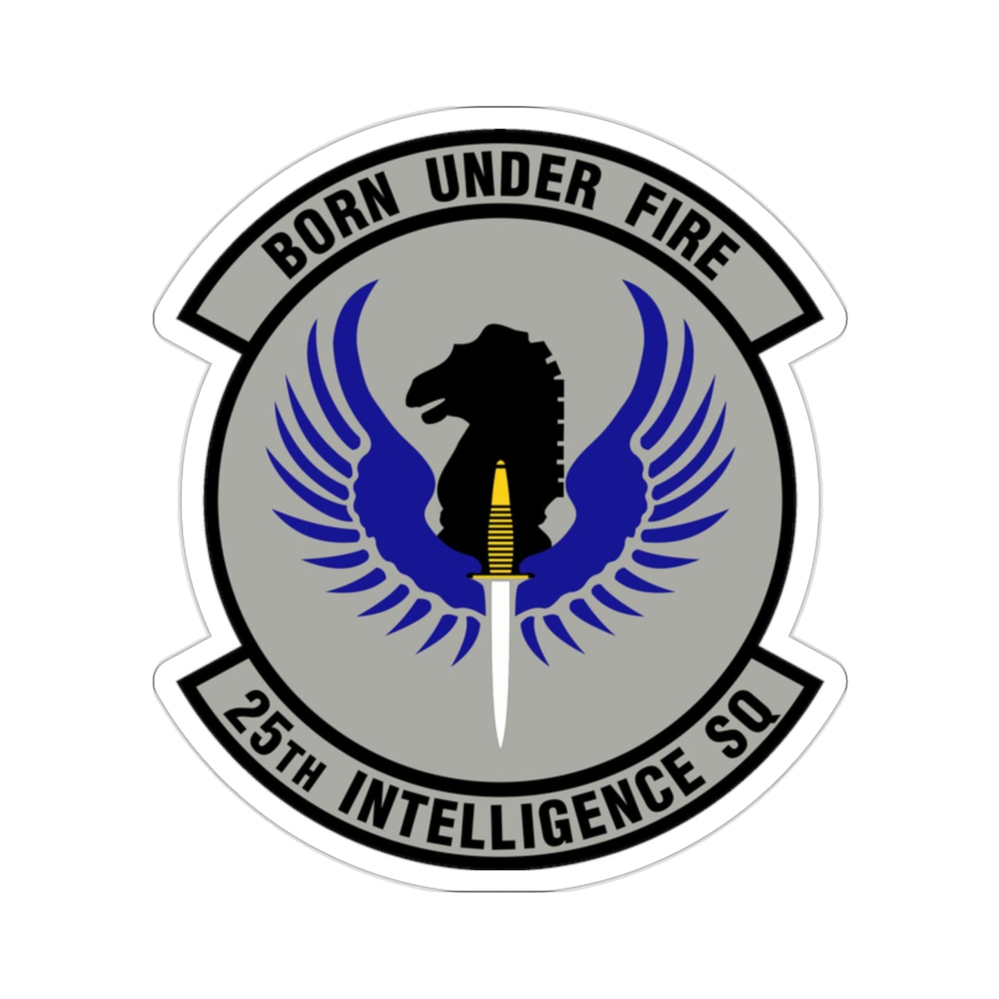 25 Intelligence Squadron AFISRA (U.S. Air Force) STICKER Vinyl Die-Cut Decal-2 Inch-The Sticker Space